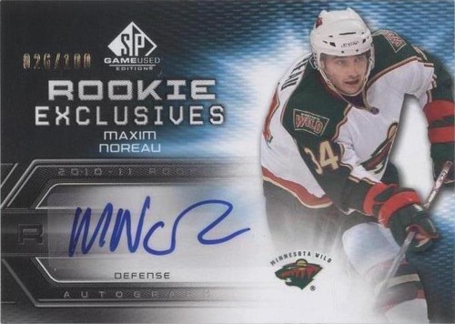 2010-11 SP Game Used Edition - Maxim Noreau #RE-MN