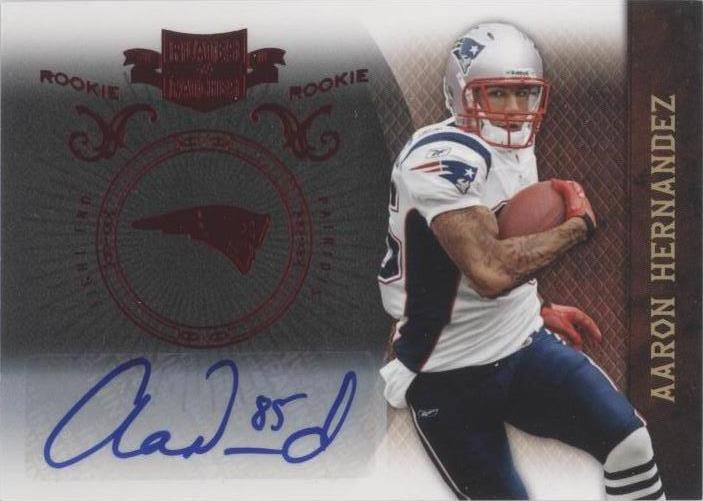 Placas y parches Panini 2010 Aaron Hernandez #101