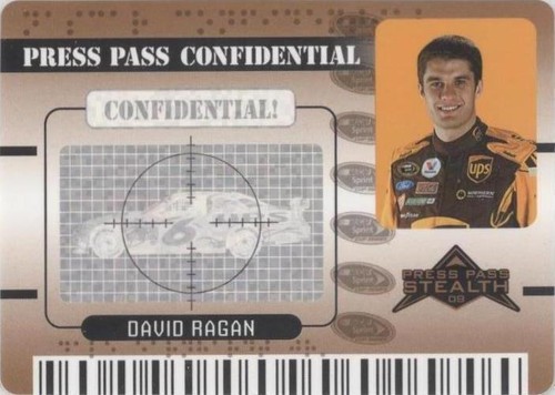 2009 Press Pass Stealth - David Ragan #PC 24