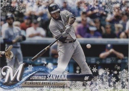 2018 Topps Holiday - Domingo Santana #HMW110