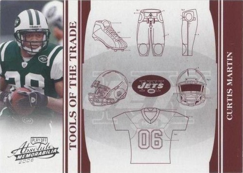 2006 Playoff Absolute Memorabilia Curtis Martin #TOT-35