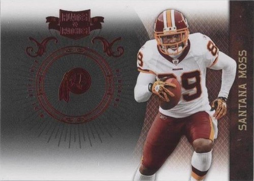 2010 Panini Plates & Patches Santana Moss #100