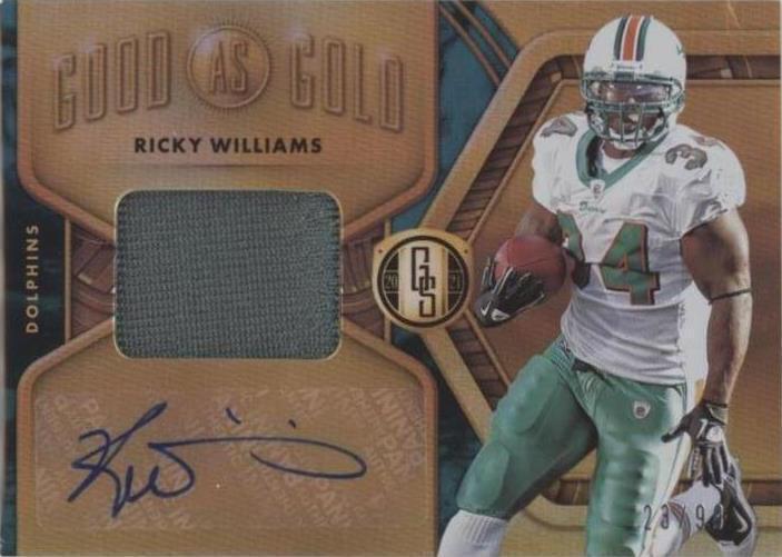 2021 Panini Gold Standard - Good As Gold Ricky Williams #GGS-RJW /99 ...
