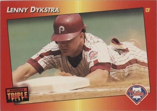 1992 Donruss Triple Play - Lenny Dykstra #94