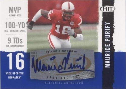 2008 SAGE Hit Maurice Purify #A46