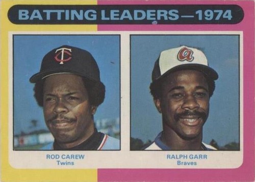 1975 O-Pee-Chee - Ralph Garr Rod Carew #306