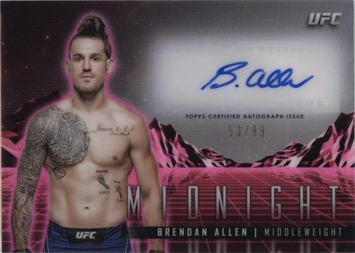 2024 Topps Midnight UFC - Brendan Allen #HS-BAN