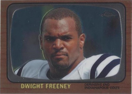 2005 Topps Chrome Dwight Freeney #TB11