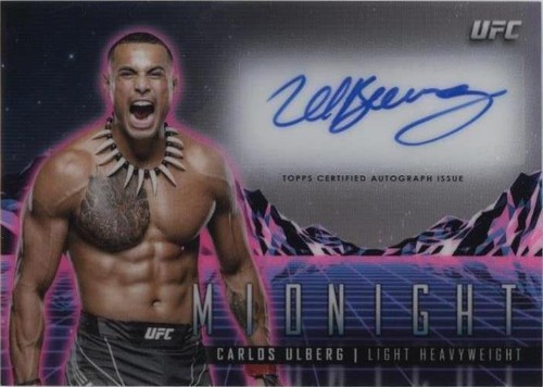 2024 Topps Midnight UFC - Carlos Ulberg #HS-CUG