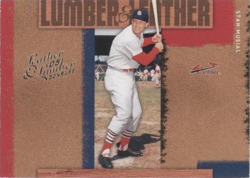 2005 Donruss Leather & Lumber - Stan Musial #LL-28