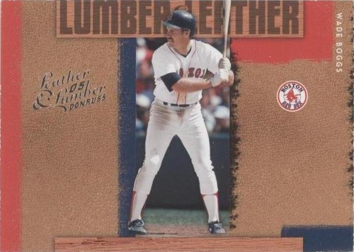 2005 Donruss Leather & Lumber - Wade Boggs #LL-34