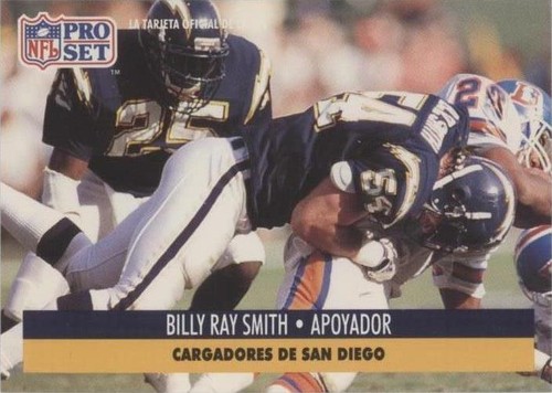 1991 Pro Set Spanish Billy Ray Smith Jr. #214