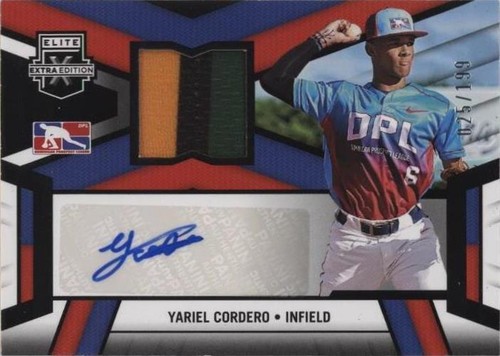 2023 Panini Elite Extra Edition - Yariel Cordero #DMS-YC