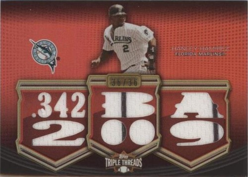 2010 Topps Triple Threads - Hanley Ramirez #TTR-24