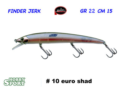 MOLIX FINDER JERK 150   COLORE 10 EURO SHAD SPINNING  MARE SPIGOLA SERRA