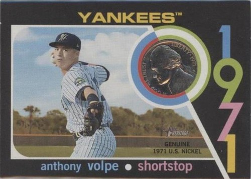 2020 Topps Heritage Minor League Edition - Anthony Volpe #71MR-VO