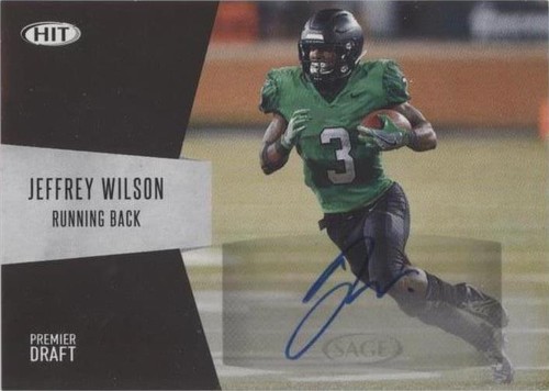 2018 Sage Hit Jeff Wilson Jr. #A-16