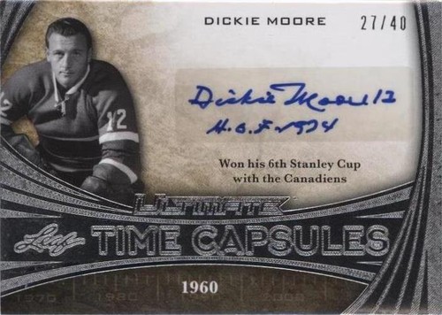 2015-16 Leaf Ultimate - Dickie Moore #TC-DM1