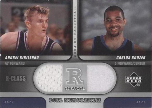 2004-05 Upper Deck R-Class - Carlos Boozer/Andrei Kirilenko #R2-KB
