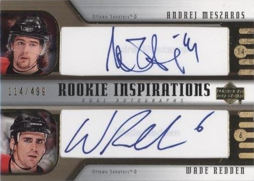 2005-06 Upper Deck Rookie Update - Andrej Meszaros Wade Redden #271