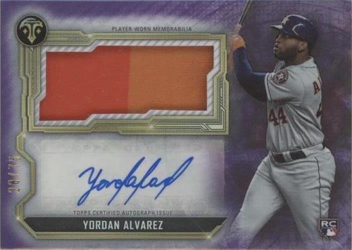 2020 Topps Triple Threads - Yordan Alvarez #ASJR-YA