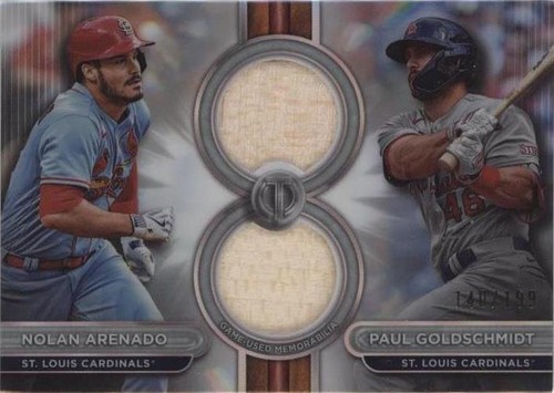Nolan Arenado Trevor Story 2021 Topps Tribute DR2-AS Dual