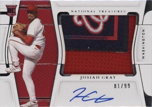 2022 Panini National Treasures - Josiah Gray #112
