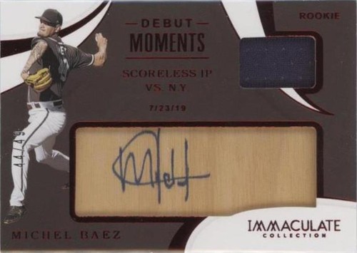 2020 Panini Immaculate Collection - Michel Baez #DM-MB