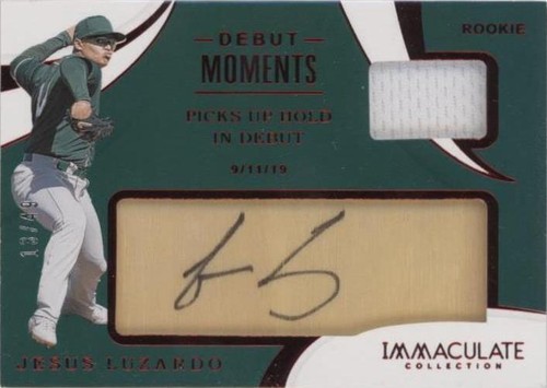 2020 Panini Immaculate Collection - Jesus Luzardo #DM-JL