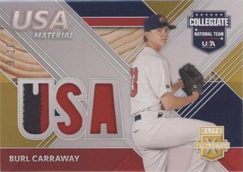2020 Panini Elite Extra Edition - Burl Carraway #USAM-BC