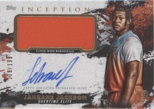 2021-22 Topps Inception OTE Overtime Elite - Jahzare Jackson #IAPC-JJ2