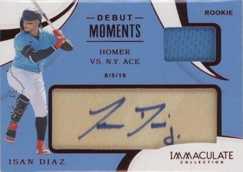 2020 Panini Immaculate Collection - Isan Diaz #DM-ID