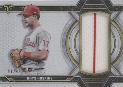 2021 Topps Triple Threads - Rhys Hoskins #SJR-RHO
