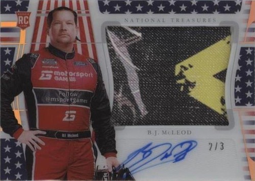 2022 Panini National Treasures - B.J. McLeod #101