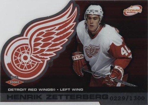 2002-03 Pacific Atomic - Henrik Zetterberg #107