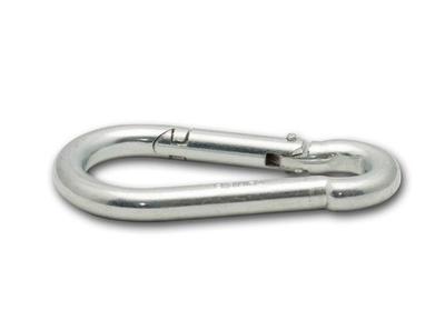 (2) 3/16'' Snap Hook Carabiner Chain Repair Mid Link Cross Cold Shut Fastener