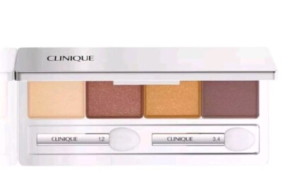 Clinique All About Shadow QUAD Eyeshadow 03 MORNING JAVA New Boxed 