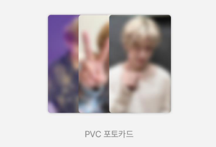 V BTS Layover K-POP WEVERSE SHOP EVENT PVC PHOTO CARD
