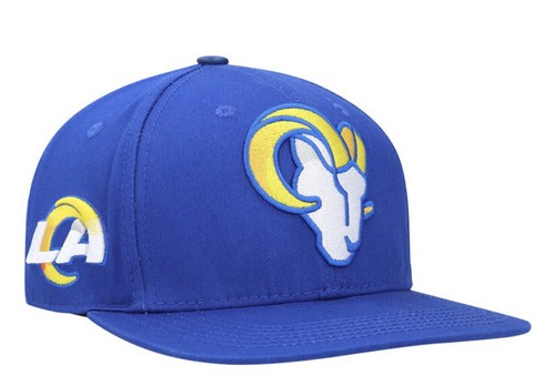 Los Angeles Rams Pro Standard Logo Snapback Hat - Royal PRO STANDARD