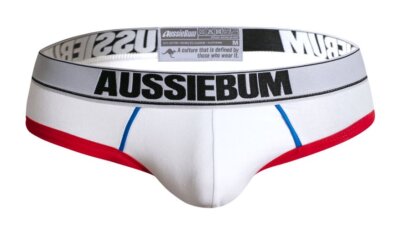HomeRun White AussieBum Briefs/Trunks/Jockstrap Underwear
