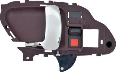 1995-02 GM C/K Pickup Truck / Sport Utility Inner Door Handle Chrome/Red LH