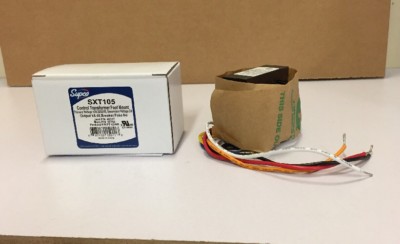 SUPCO TRANSFORMER FOOT MOUNT 120/208/240VAC PRI. 24VAC SEC. 40VA SXT105