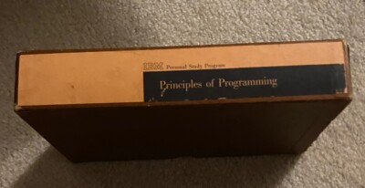 Vintage IBM PERSONAL STUDY PROGRAM: Principles Of Programming, 1961 COMPLETE