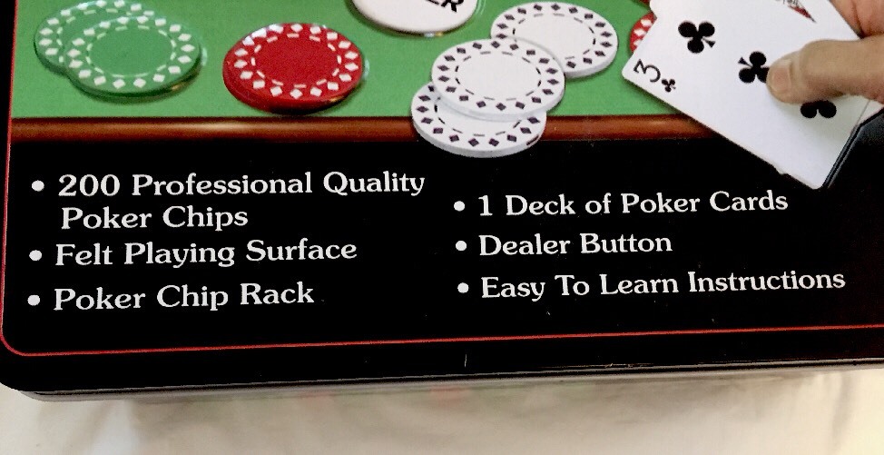 Cardinal's Professional Texas Hold'em Poker Set Metal Case...Complete