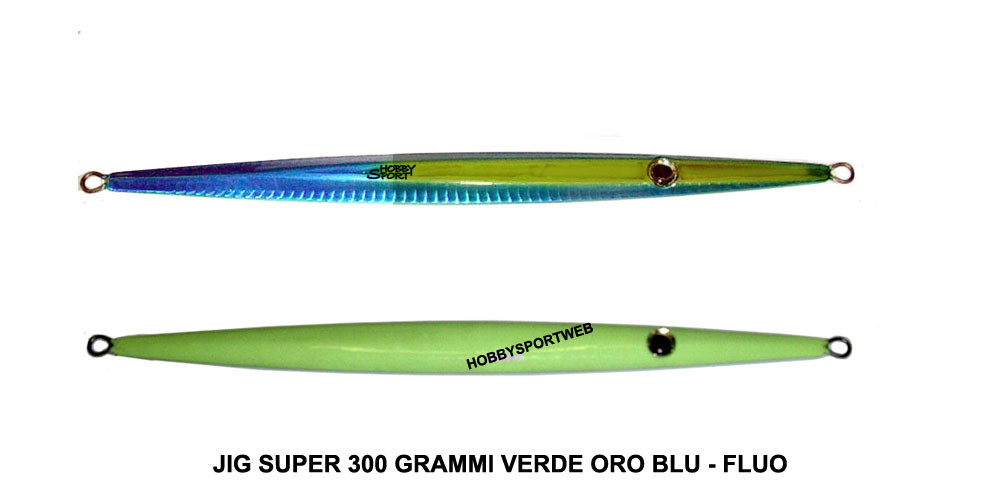 SUPER JIG ZERO DROPPER 300 GR - COLORE: 10 GG - VERTICAL JIG FISHUS COLMIC