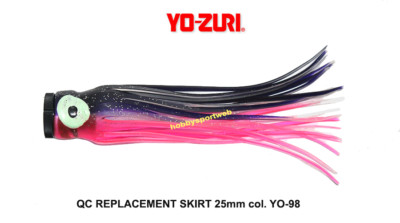YO ZURI QC REPLACEMENT SKIRT 25mm COLORE YO-98 QUICK CHANGE TRAINA MARE