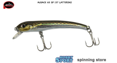 AUDACE 65SP MOLIX 137 LATTERINO 3,5 GR SUSPENDING SPINNING MARE PICCOLA  TRAINA