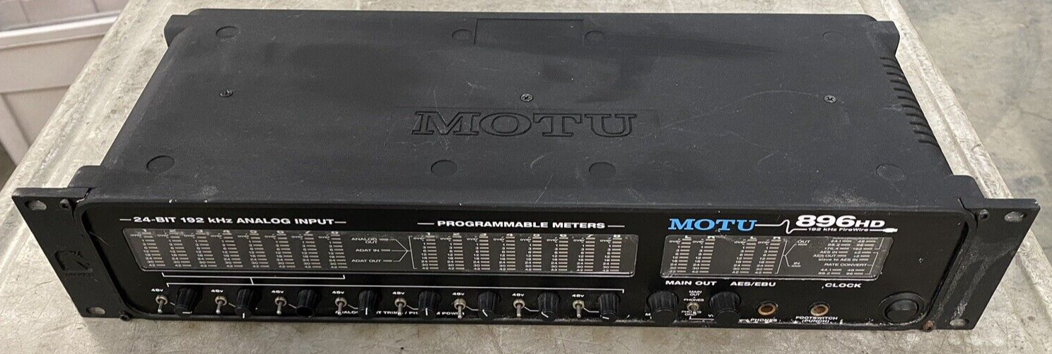 DTM・DAW MOTU 896 HD Firewire MOTU 896HD 8-Channel FireWire Audio Interface Unit | eBay