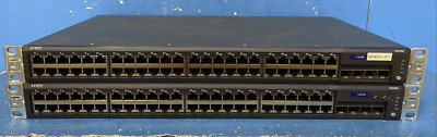''LOT OF 2'' Juniper Networks EX2200-48T-4G 48-Port Gigabit Ethernet Switch EX2200