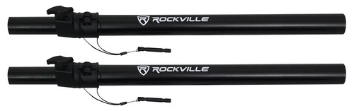 Rockville RVSM1 Pair of Near-Field Studio Monitor Stands w/ Adjustable Height